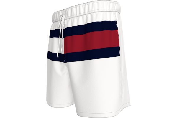 Ανδρικό Μαγιό Λευκό Tommy Hilfiger UM0UM03474-YCF