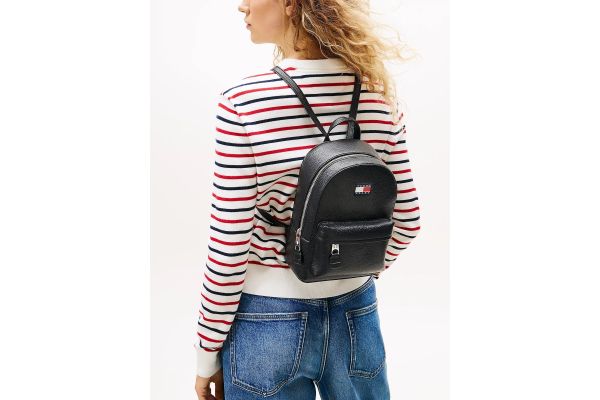 Γυναικεία Τσάντα Πλάτης Μαύρη Tommy Jeans AW0AW17823-BDS