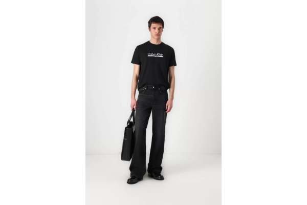 Ανδρικό T-shirt Μαύρο Calvin Klein LV04RC852G-UB1