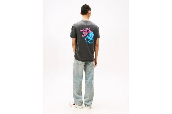 Ανδρικό Novelty Fair T-shirt Ανθρακί Tommy Jeans DM0DM21829-0GJ