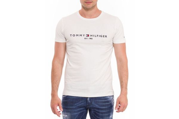 Ανδρικό T-shirt Λευκό Tommy Hilfiger MW0MW11465-118