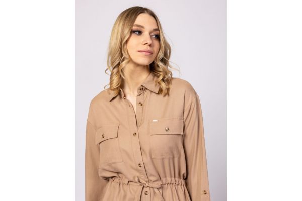 Γυναικείο Rolda Πουκάμισο Μπεζ Heavy Tools T40017-BEIGE