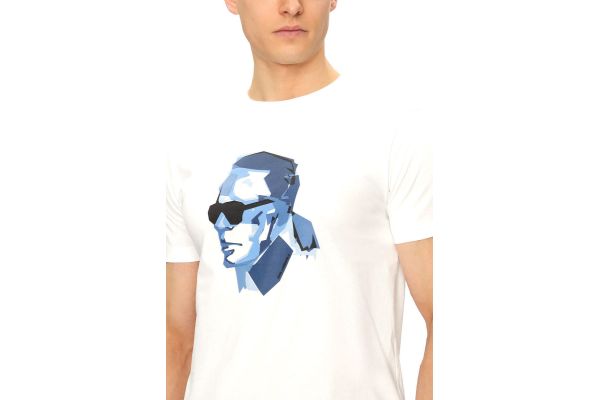 Ανδρικό T-shirt Λευκό Karl Lagerfeld 755065 552241-10