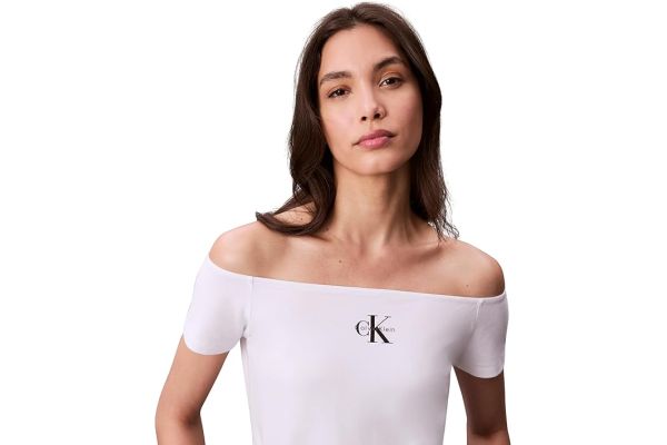 Γυναικείο Τοπ Λευκό Calvin Klein LV047C203G-YAA