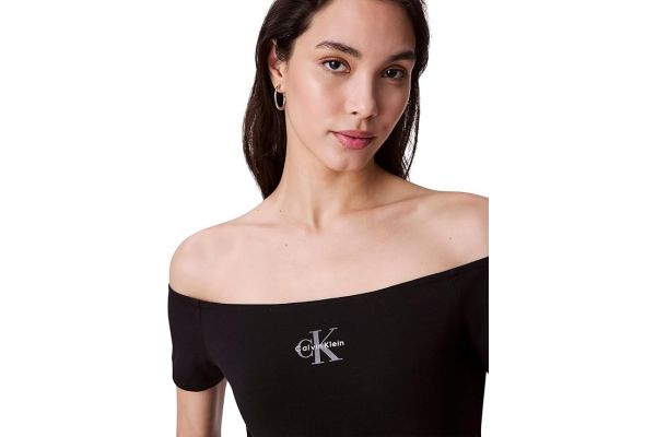Γυναικείο Τοπ Μαύρο Calvin Klein LV047C203G-UB1