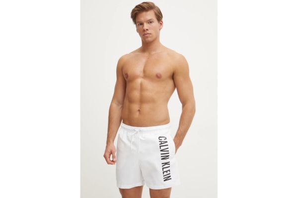 Ανδρικό Μαγιό Λευκό Calvin Klein KM0KM01092-YCD