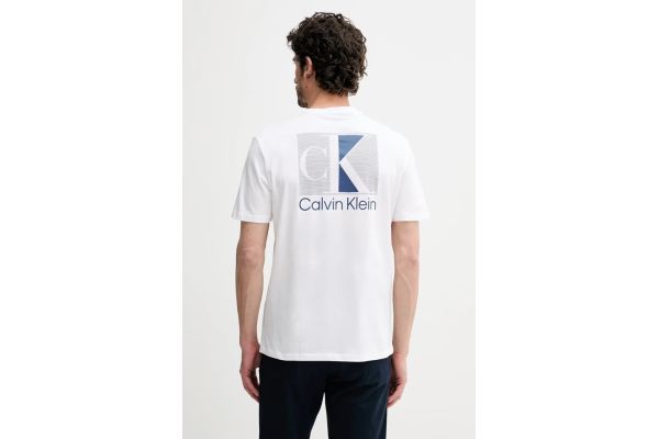 Ανδρικό T-shirt Λευκό Calvin Klein LV04RC853G-YAF