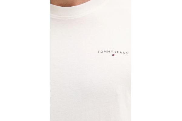 Ανδρικό T-shirt Λευκό Tommy Jeans DM0DM21780-YBL