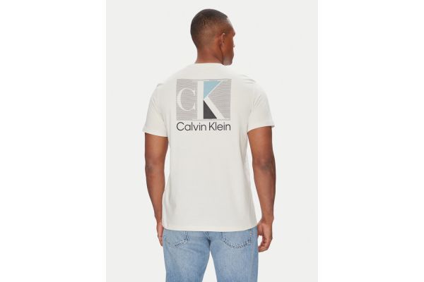 Ανδρικό T-shirt Μπεζ Calvin Klein LV04RC853G-67U