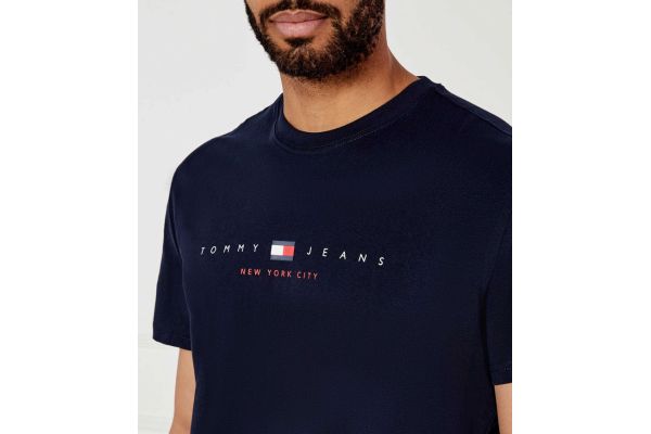 Ανδρικό T-shirt Navy Μπλε Tommy Jeans DM0DM21911-C1G