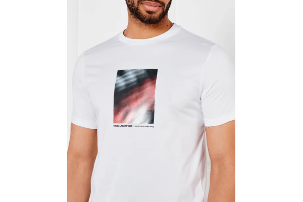 Ανδρικό T-shirt Λευκό Karl Lagerfeld 755038 552224-10