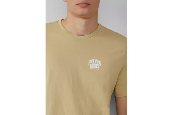 Ανδρικό T-shirt Μπεζ S.Oliver 2167419-7265