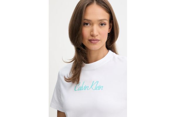 Γυναικείο T-shirt Λευκό Calvin Klein LV047C854G-YAA