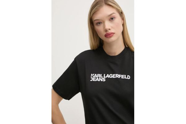Γυναικείο Essential T-shirt Μαύρο Karl Lagerfeld Jeans A1W17005-999 BLACK