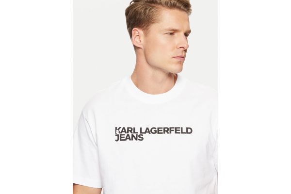 Ανδρικό Essential T-shirt Λευκό Karl Lagerfeld Jeans A1M17002-100 WHITE