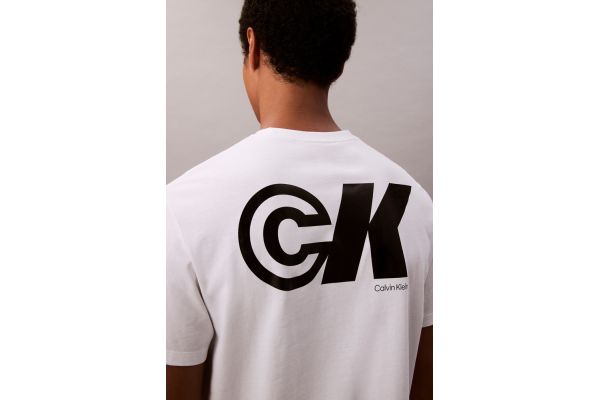Ανδρικό T-shirt Λευκό Calvin Klein LV04RC835G-YAA
