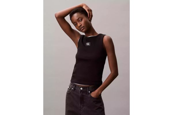 Γυναικείο Αμάνικο Τοπ Μαύρο Calvin Klein LV047C201G-UB1