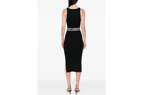 Γυναικείο Αμάνικο Φόρεμα Μαύρο Karl Lagerfeld A3W13039-999 BLACK