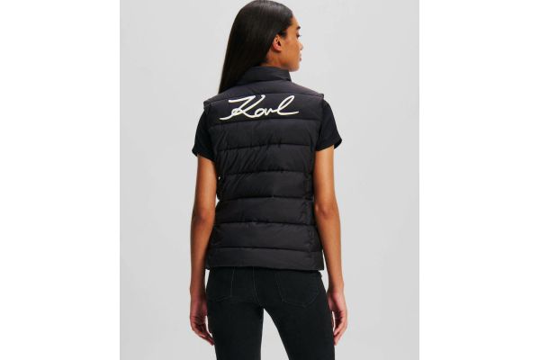 Γυναικείο Γιλέκο Μαύρο Karl Lagerfeld A1W15048-999 BLACK