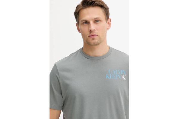 Ανδρικό T-shirt Γκρι Calvin Klein LV04RC844G-RMG