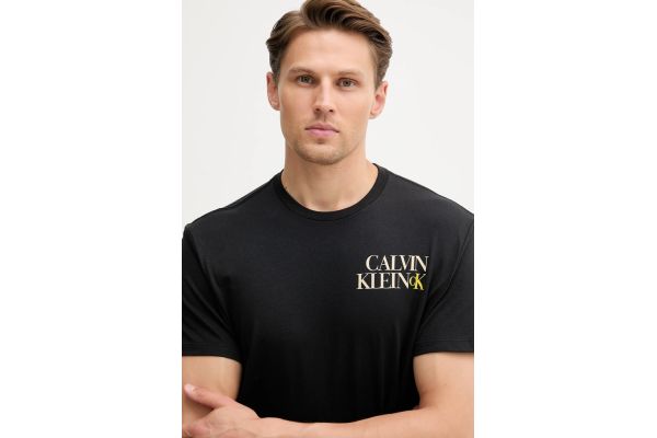 Ανδρικό T-shirt Μαύρο Calvin Klein LV04RC844G-UB1