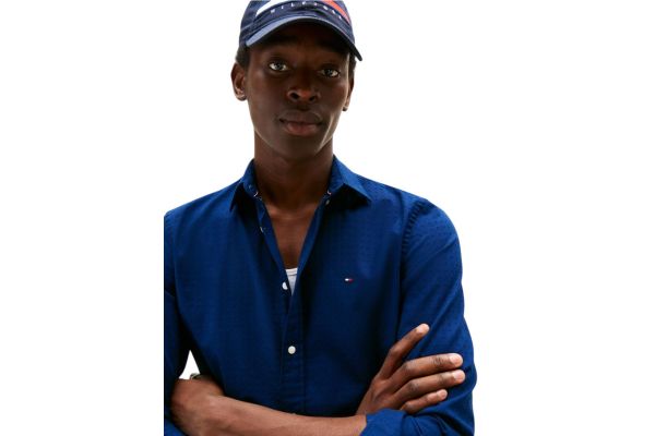Ανδρικό Πουκάμισο Navy Μπλε Tommy Hilfiger MW0MW39446-C7G