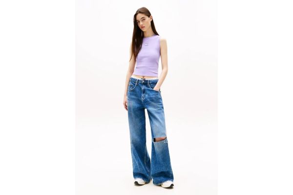 Γυναικείο Slim Tank Top Λιλά Tommy Jeans DW0DW20896-W0E