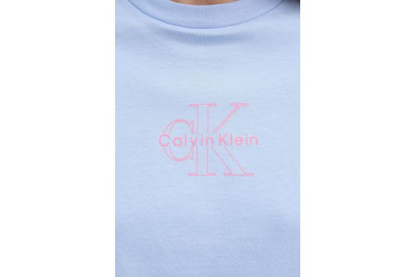 Γυναικείο T-shirt Γαλάζιο Calvin Klein LV047C863G-7ZQ