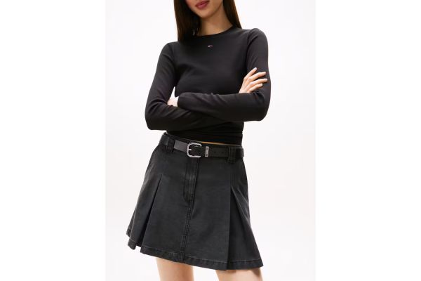 Γυναικεία Μακρυμάνικη Μπλούζα Μαύρη Tommy Jeans DW0DW17387-BDS