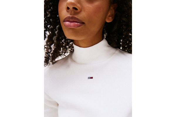 Γυναικεία Μπλούζα Ζιβάγκο Λευκή Tommy Jeans DW0DW19830-YBL
