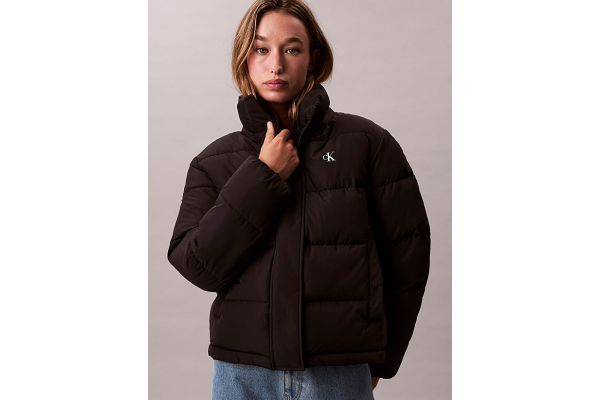 Γυναικείο Puffer Μπουφάν Μαύρο Calvin Klein LV047D513G-UB1