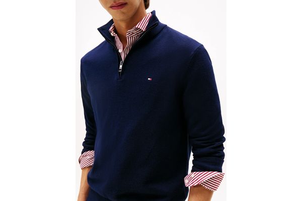 Ανδρικό Ζιβάγκο Πουλόβερ Navy Μπλε Tommy Hilfiger MW0MW28049-DW5