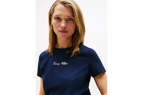 Γυναικείο T-shirt Navy Μπλε Tommy Hilfiger WW0WW47460-C1G