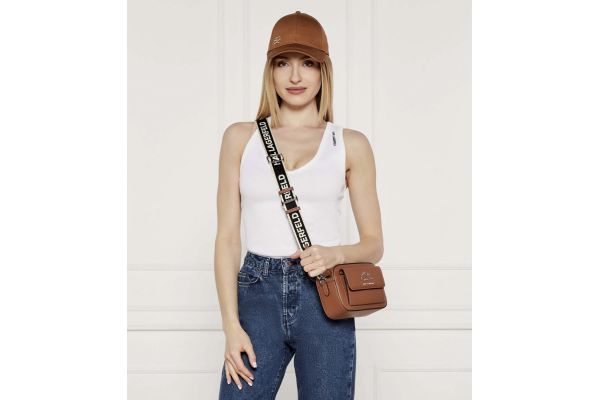 Γυναικεία K/Rsg Τσάντα Χιαστί Καφέ Karl Lagerfeld A3W30317-1UR DARK TAN