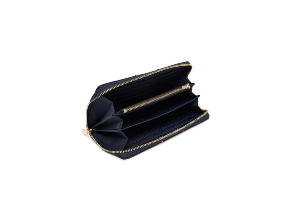 Γυναικείο TH Monogram Πορτοφόλι Navy Μπλε Tommy Hilfiger AW0AW17954-0GY