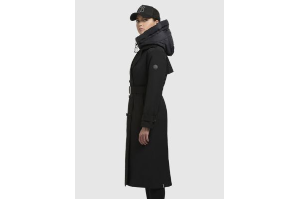 Γυναικεία Elena Καπαρντίνα Μαύρη Khujo KJ267CO253-BLACK