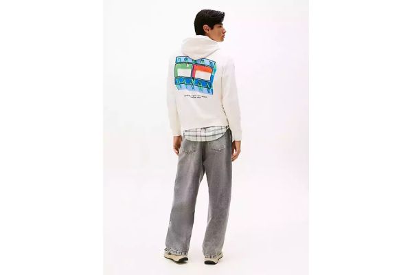 Ανδρικό Φούτερ Off White Tommy Jeans DM0DM22077-YBH