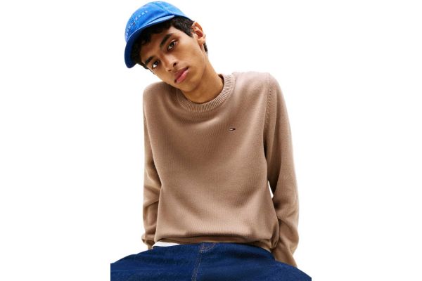 Ανδρικό Πουλόβερ Καφέ Tommy Jeans DM0DM21787-AFE