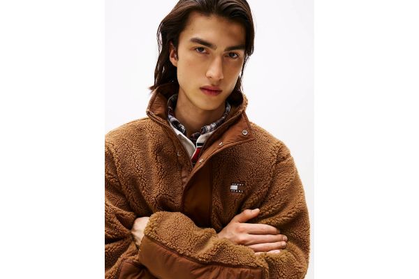 Ανδρικό Teddy Μπουφάν Καφέ Tommy Jeans DM0DM22066-GVP