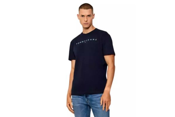 Ανδρικό T-shirt Navy Μπλε Tommy Jeans DM0DM20744-0GZ