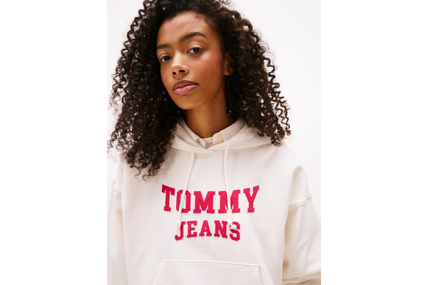 Γυναικείο Φούτερ Off White Tommy Jeans DW0DW21598-YBH