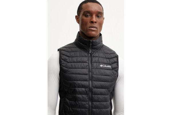 Ανδρικό Powder Pass Hybrid Γιλέκο Μαύρο Columbia 2126111-010