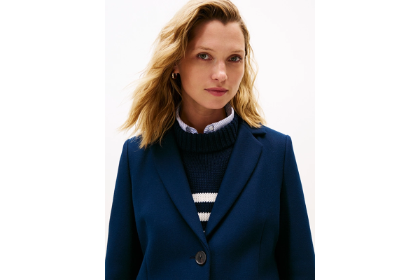 Γυναικείο Παλτό Navy Μπλε Tommy Hilfiger WW0WW46547-C1G
