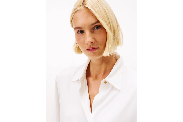 Γυναικείο Πουκάμισο Λευκό Tommy Hilfiger WW0WW46597-YBL
