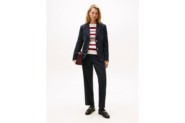 Γυναικείο Παντελόνι Navy Μπλε Tommy Hilfiger WW0WW48353-C1G