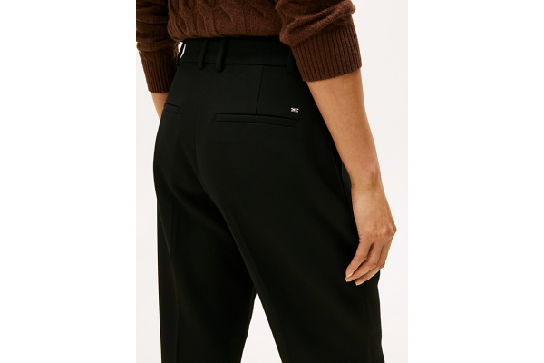 Γυναικείο Slim Παντελόνι Μαύρο Tommy Hilfiger WW0WW48355-BDS