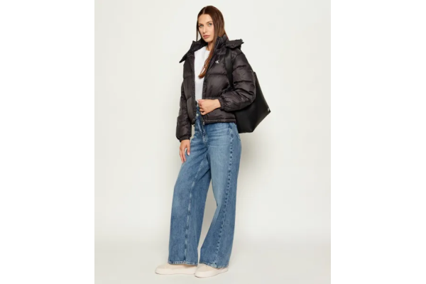 Γυναικείο Puffer Μπουφάν Μαύρο Calvin Klein LV047D501G-UB1