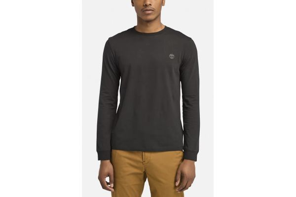 Ανδρικό Dunstan River Μακρυμάνικο T-shirt Μαύρο Timberland TB0A2BQ3-X65