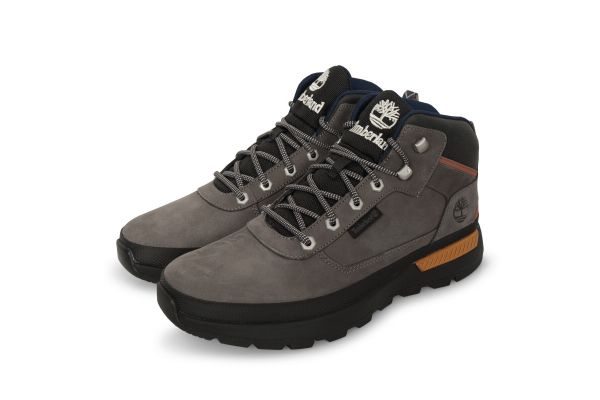 Ανδρικά Δερμάτινα Field Trekker Mid Lace Μποτάκια Γκρι Timberland TB0A61ER-033