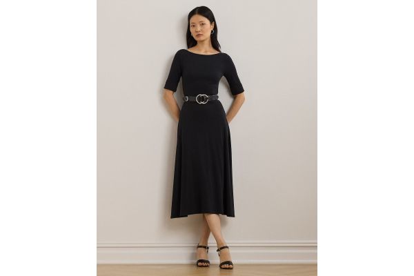 Γυναικείο Munzie Φόρεμα Μαύρο Ralph Lauren 200973599001-001